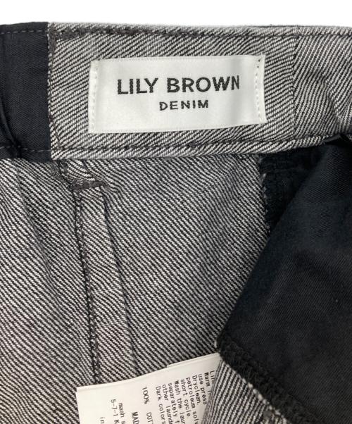 Lily Brown（リリーブラウン）Lily Brown (リリーブラウン) デニムベアオールインワン ブラックの古着・服飾アイテム