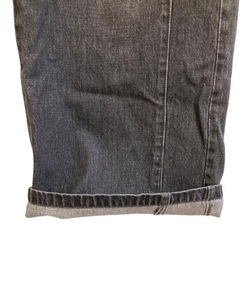 Lily Brown（リリーブラウン）Lily Brown (リリーブラウン) デニムベアオールインワン ブラックの古着・服飾アイテム