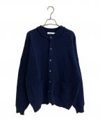 yashikiヤシキ）の古着「ニットカーディガン」｜ネイビー