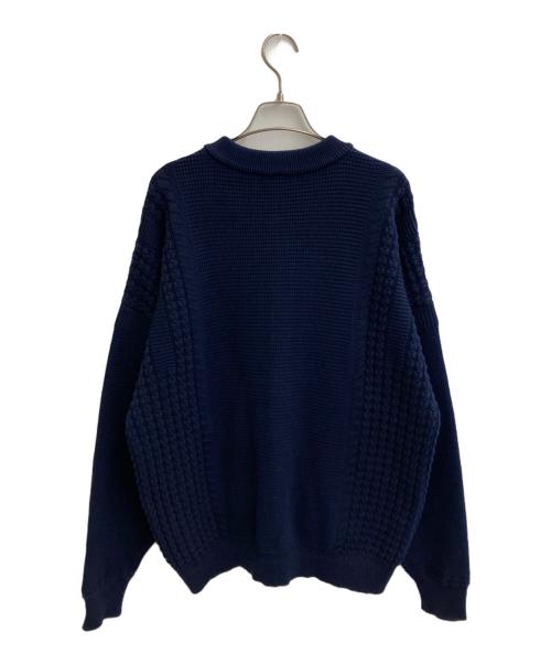 yashiki（ヤシキ）YASHIKI (ヤシキ) ニットカーディガン ネイビー サイズ:2の古着・服飾アイテム