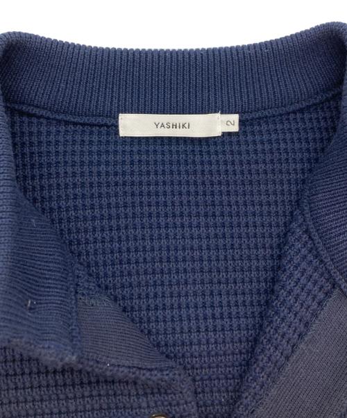 yashiki（ヤシキ）YASHIKI (ヤシキ) ニットカーディガン ネイビー サイズ:2の古着・服飾アイテム