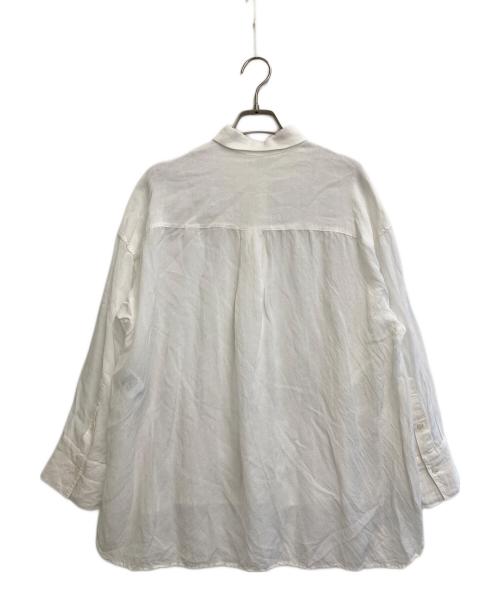 Mila Owen（ミラオーウェン）Mila Owen (ミラオーウェン) リネンシャツ ホワイト サイズ:ONEの古着・服飾アイテム