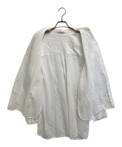 Mila Owen（ミラオーウェン）Mila Owen (ミラオーウェン) リネンシャツ ホワイト サイズ:ONEの古着・服飾アイテム
