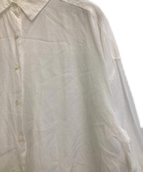 Mila Owen（ミラオーウェン）Mila Owen (ミラオーウェン) リネンシャツ ホワイト サイズ:ONEの古着・服飾アイテム
