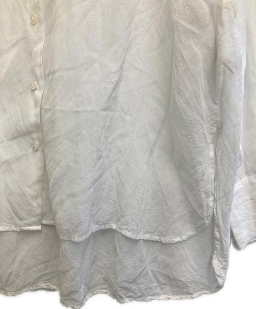 Mila Owen（ミラオーウェン）Mila Owen (ミラオーウェン) リネンシャツ ホワイト サイズ:ONEの古着・服飾アイテム