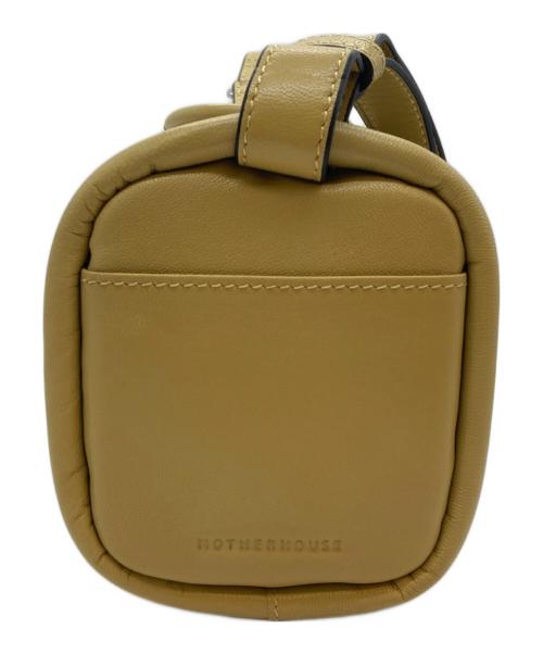 MOTHERHOUSE（マザーハウス）MOTHERHOUSE (マザーハウス) ソフトドラムショルダーバッグ イエローの古着・服飾アイテム