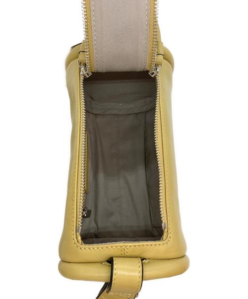 MOTHERHOUSE（マザーハウス）MOTHERHOUSE (マザーハウス) ソフトドラムショルダーバッグ イエローの古着・服飾アイテム
