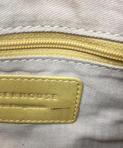 MOTHERHOUSE（マザーハウス）MOTHERHOUSE (マザーハウス) ソフトドラムショルダーバッグ イエローの古着・服飾アイテム