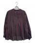 TICCA（ティッカ）の古着「シルクブレンドストライプシャツ」｜ブラック
