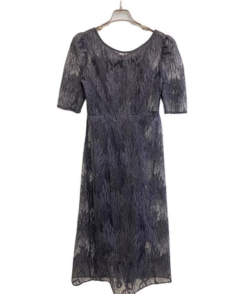 Kaene（カエン）Kaene (カエン) スパンコールアネモネドレス グレー サイズ:Mの古着・服飾アイテム