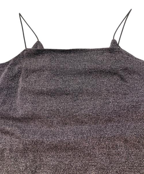 Kaene（カエン）Kaene (カエン) スパンコールアネモネドレス グレー サイズ:Mの古着・服飾アイテム