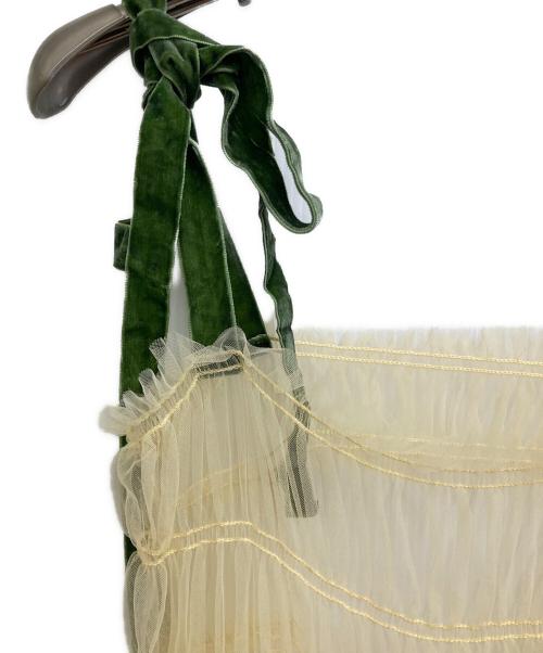 Lily Brown（リリーブラウン）Lily Brown (リリーブラウン) KEITA MARUYAMA (ケイタマルヤマ) ラッフルチュールドレス イエロー サイズ:- 未使用品の古着・服飾アイテム