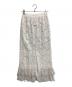 IENA (イエナ) レースデザインスカート ホワイト サイズ:36 未使用品：5000円