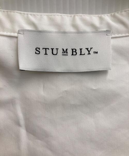 STUMBLY（スタンブリ―）STUMBLY (スタンブリ―) ビッグカラーブラウス ホワイト サイズ:38の古着・服飾アイテム
