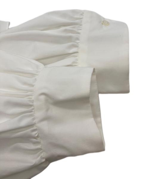 STUMBLY（スタンブリ―）STUMBLY (スタンブリ―) ビッグカラーブラウス ホワイト サイズ:38の古着・服飾アイテム