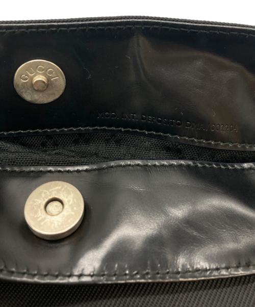 GUCCI（グッチ）GUCCI (グッチ) バンブー レザー 2WAY ハンドバッグ ブラックの古着・服飾アイテム