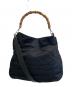 GUCCI (グッチ) バンブー レザー 2WAY ハンドバッグ ブラック：15000円