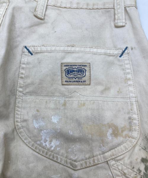 Denim & Supply Ralph Lauren（デニム＆サプライ ラルフローレン）DENIM & SUPPLY RALPH LAUREN (デニム＆サプライ ラルフローレン) ペインターパンツ アイボリー サイズ:W27の古着・服飾アイテム