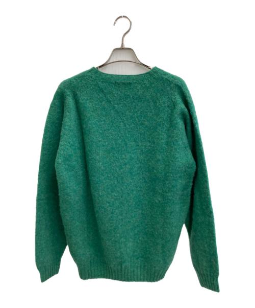 INVERALLAN（インバーアラン）INVERALLAN (インバーアラン) シェットランドセーター グリーン サイズ:42の古着・服飾アイテム