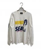 Hysteric Glamour×WIND AND SEAヒステリックグラマー×ウィンダンシー）の古着「20AW L/S T-SHIRT」｜ホワイト