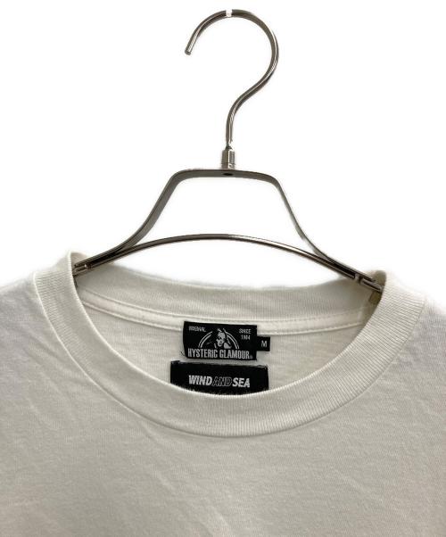 Hysteric Glamour（ヒステリックグラマー）Hysteric Glamour (ヒステリックグラマー) WIND AND SEA (ウィンダンシー) 20AW L/S T-SHIRT ホワイト サイズ:Mの古着・服飾アイテム