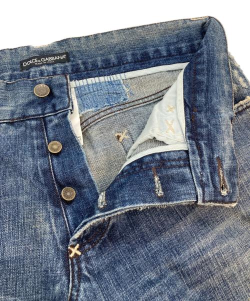 DOLCE & GABBANA（ドルチェ＆ガッバーナ）DOLCE & GABBANA (ドルチェ＆ガッバーナ) デニムパンツ インディゴ サイズ:SIZE 48の古着・服飾アイテム