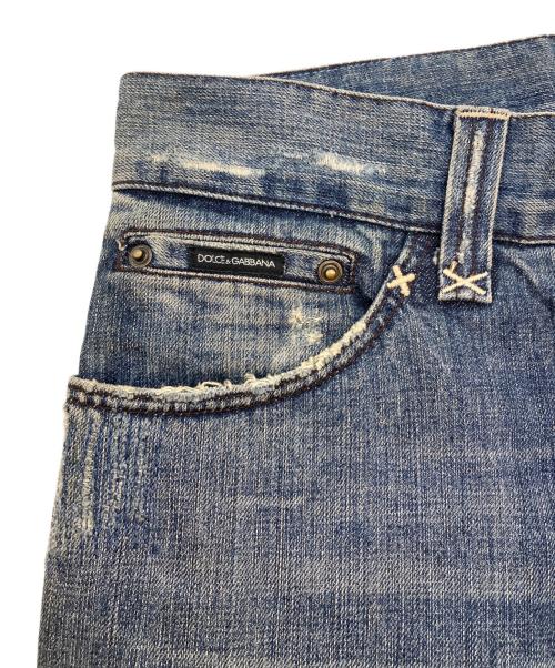 DOLCE & GABBANA（ドルチェ＆ガッバーナ）DOLCE & GABBANA (ドルチェ＆ガッバーナ) デニムパンツ インディゴ サイズ:SIZE 48の古着・服飾アイテム