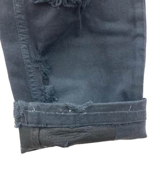 DOLCE & GABBANA（ドルチェ＆ガッバーナ）DOLCE & GABBANA (ドルチェ＆ガッバーナ) デストロイ加工デニムパンツ ブラック サイズ:ｗ29cmの古着・服飾アイテム