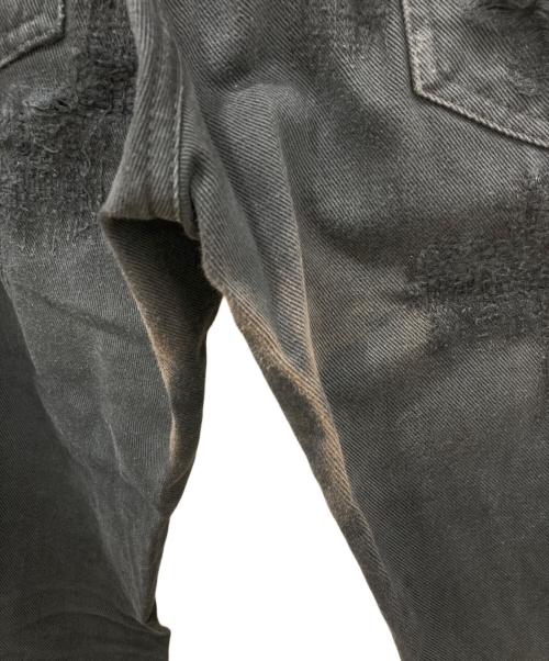 DOLCE & GABBANA（ドルチェ＆ガッバーナ）DOLCE & GABBANA (ドルチェ＆ガッバーナ) デストロイ加工デニムパンツ ブラック サイズ:ｗ29cmの古着・服飾アイテム
