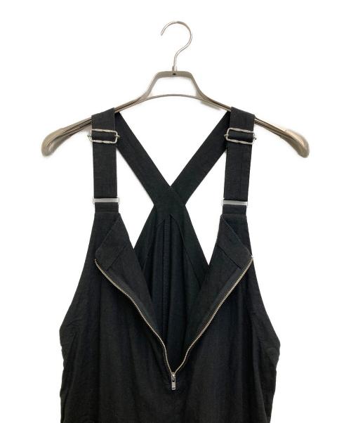 SLOBE IENA（スローブ イエナ）SLOBE IENA (スローブ イエナ) アイラインジャンパースカート ブラック サイズ:-の古着・服飾アイテム