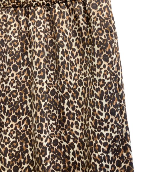 SLOBE IENA（スローブ イエナ）SLOBE IENA (スローブ イエナ) プリントサテンイージーパンツ ブラウン サイズ:free 未使用品の古着・服飾アイテム