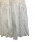 中古・古着 Spick and Span (スピック＆スパン) エンブロイダリーレーススカート ホワイト サイズ:38 未使用品：8000円
