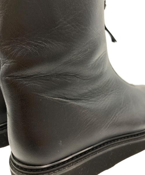 Caminando（カミナンド）Caminando (カミナンド) フロントジップブーツ ブラック サイズ:25の古着・服飾アイテム