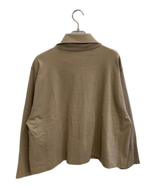 JURGEN LEHL（ヨーガンレール）JURGEN LEHL (ヨーガンレール) ジップアップコットンジャケット ブラウン サイズ:Freeの古着・服飾アイテム