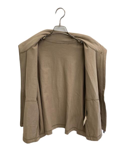 JURGEN LEHL（ヨーガンレール）JURGEN LEHL (ヨーガンレール) ジップアップコットンジャケット ブラウン サイズ:Freeの古着・服飾アイテム