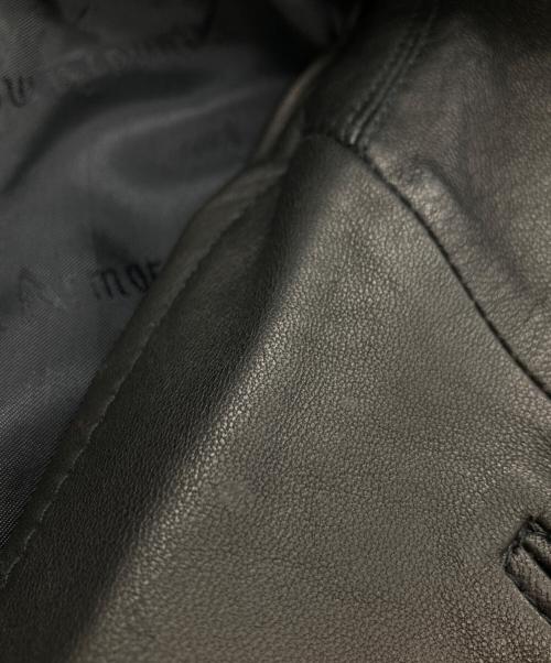 Wind Armor（ウィンドアーマー）Wind Armor (ウィンドアーマー) ラムレザーコート ブラック サイズ:3Lの古着・服飾アイテム