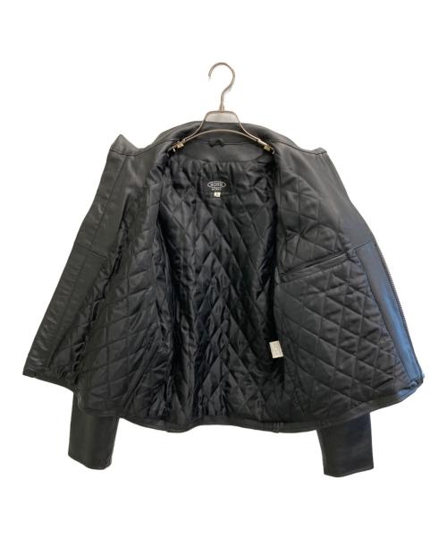 HORN WORKS（ホーンワークス）HORN WORKS (ホーンワークス) シングルレザージャケット ブラック サイズ:XLの古着・服飾アイテム