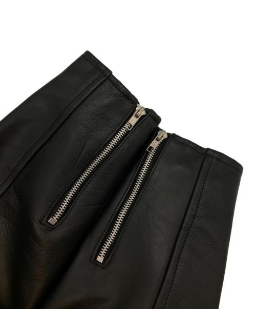 HORN WORKS（ホーンワークス）HORN WORKS (ホーンワークス) シングルレザージャケット ブラック サイズ:XLの古着・服飾アイテム