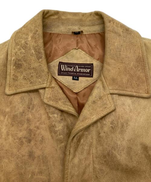 Wind Armor（ウィンドアーマー）Wind Armor (ウィンドアーマー) ゴートスウェードコート カーキ サイズ:LLの古着・服飾アイテム