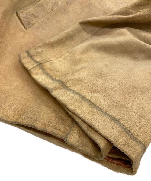 Wind Armor（ウィンドアーマー）Wind Armor (ウィンドアーマー) ゴートスウェードコート カーキ サイズ:LLの古着・服飾アイテム