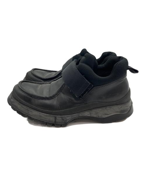 PRADA（プラダ）PRADA (プラダ) VELCRO LEATHER SHOES ブラック サイズ:7の古着・服飾アイテム
