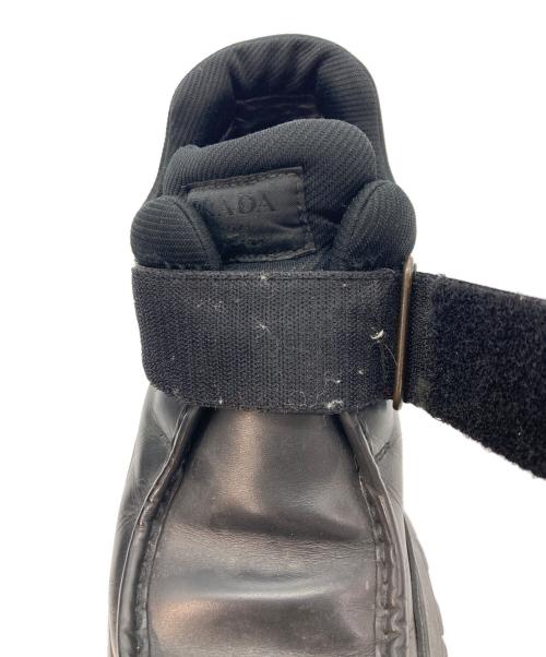 PRADA（プラダ）PRADA (プラダ) VELCRO LEATHER SHOES ブラック サイズ:7の古着・服飾アイテム