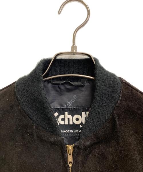 Schott（ショット）Schott (ショット) 90s スエードレザージャケット ブラウン サイズ:40の古着・服飾アイテム