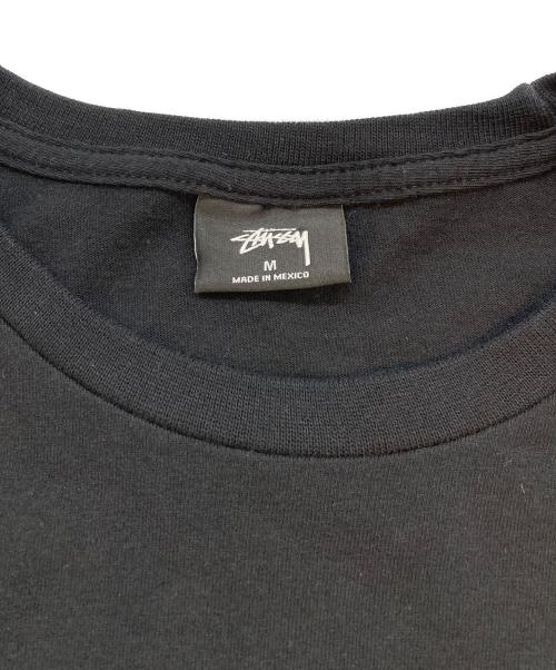 stussy（ステューシー）stussy (ステューシー) プリントTシャツ ブラック サイズ:SIZE Mの古着・服飾アイテム