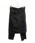 BLACK COMME des GARCONS（ブラックコムデギャルソン）の古着「巻きスカート ラップパンツ」｜ブラック