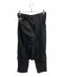 BLACK COMME des GARCONS (ブラックコムデギャルソン) 巻きスカート ラップパンツ ブラック サイズ:M：12000円