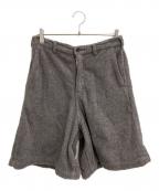 COMME des GARCONS HOMME PLUSコムデギャルソンオムプリュス）の古着「パイル地ハーフパンツ」｜グレー