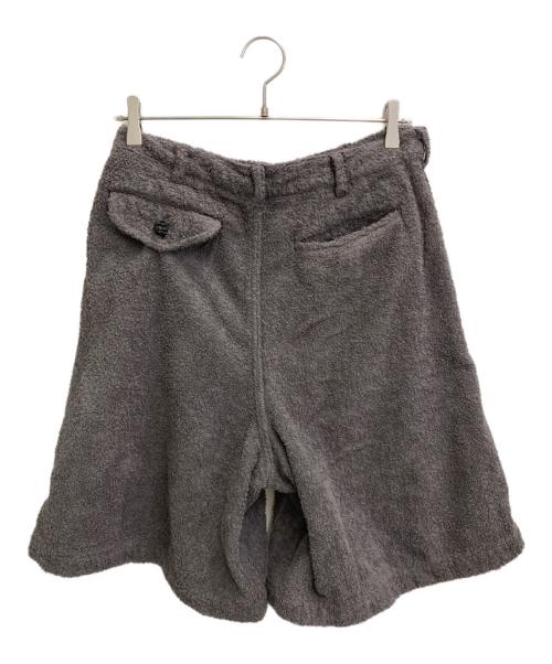 COMME des GARCONS HOMME PLUS（コムデギャルソンオムプリュス）COMME des GARCONS HOMME PLUS (コムデギャルソンオムプリュス) パイル地ハーフパンツ グレー サイズ:XSの古着・服飾アイテム