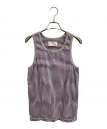 Martin Margiela 10（マルタン・マルジェラ 10）の古着「タンクトップ」｜パープル×グレー