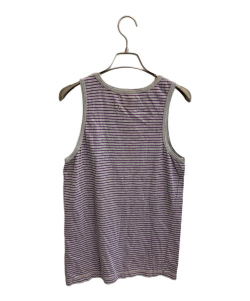 Martin Margiela 10（マルタン・マルジェラ 10）Martin Margiela 10 (マルタン・マルジェラ 10) タンクトップ パープル×グレー サイズ:46の古着・服飾アイテム